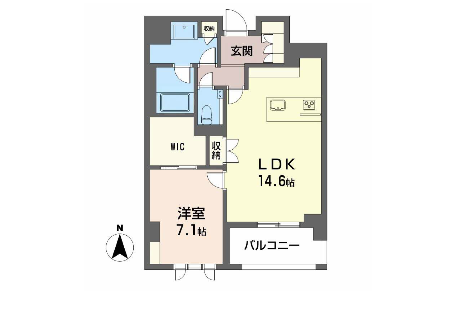 シャーメゾンステージ香櫨園0203号室の間取り