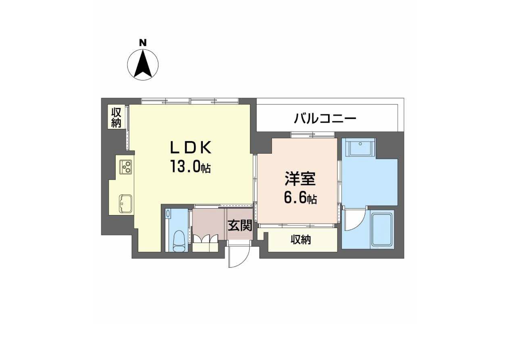 シャーメゾンステージ香櫨園0401号室の間取り